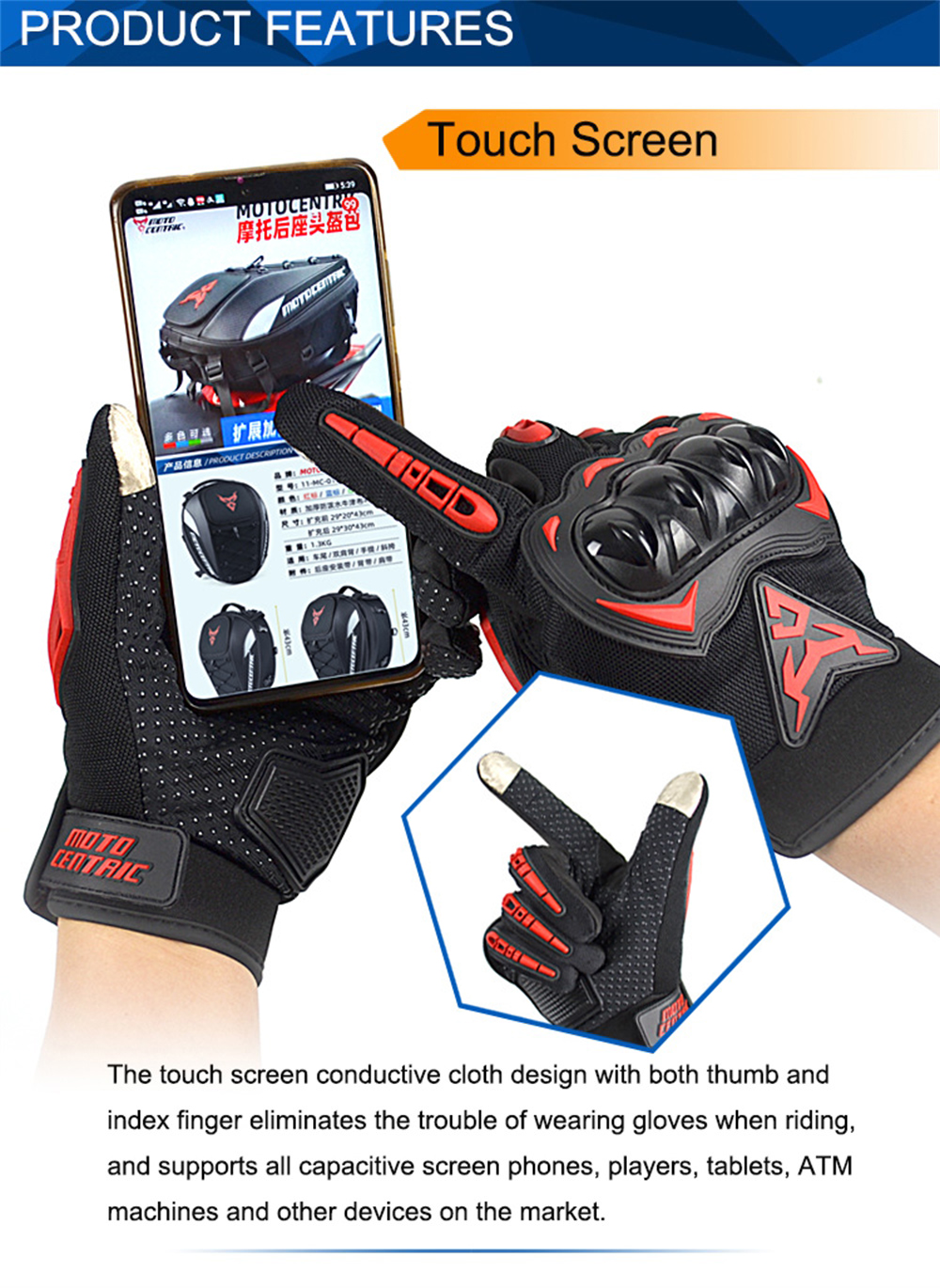 MOTOCENTRIC-Motorcycle-Gloves-Summer-Breathable-Enduro-Motocross-Gloves-Men--Women-Anti-Fall-Biker-G-1815694