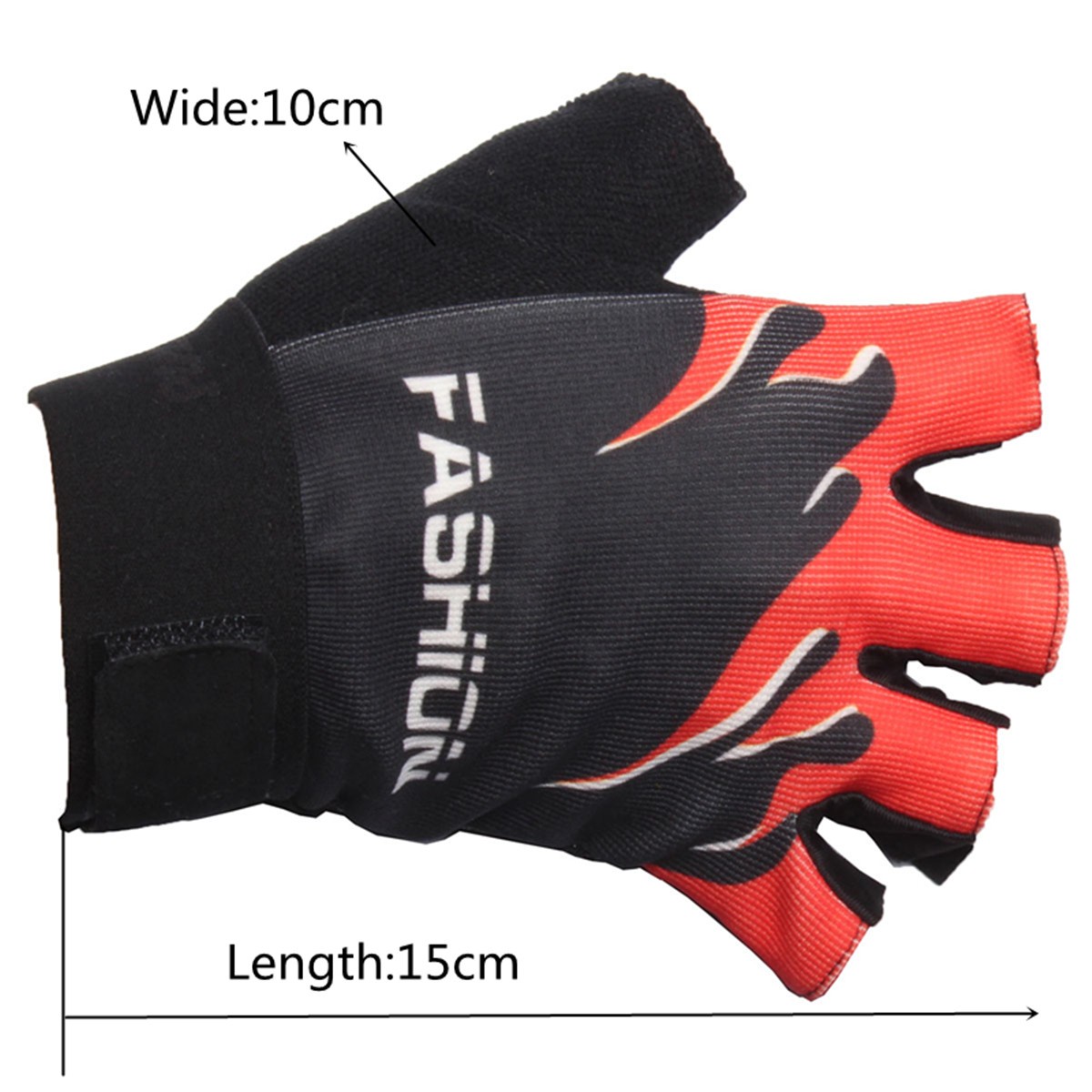 Motorcycle-Cycling-Half-Finger-Gloves-Sport-Mountain-Bike-Antiskid-4-Colors-1057624