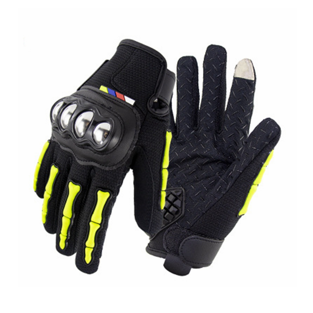 Motorcycle-Motocross-Gloves-Touch-Screen-Anticollision-Anti-slip-Full-Finger-Stainless-Steel-Riding-1520005