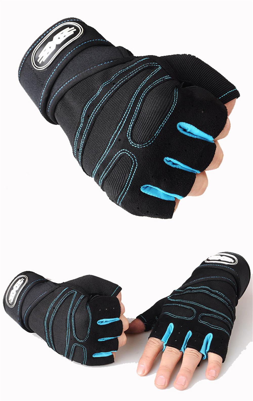 Motorcycle-Riding-Cycling-Fitness-Half-Finger-Protective-Gloves-Outdoor-Anti-skid-1426956