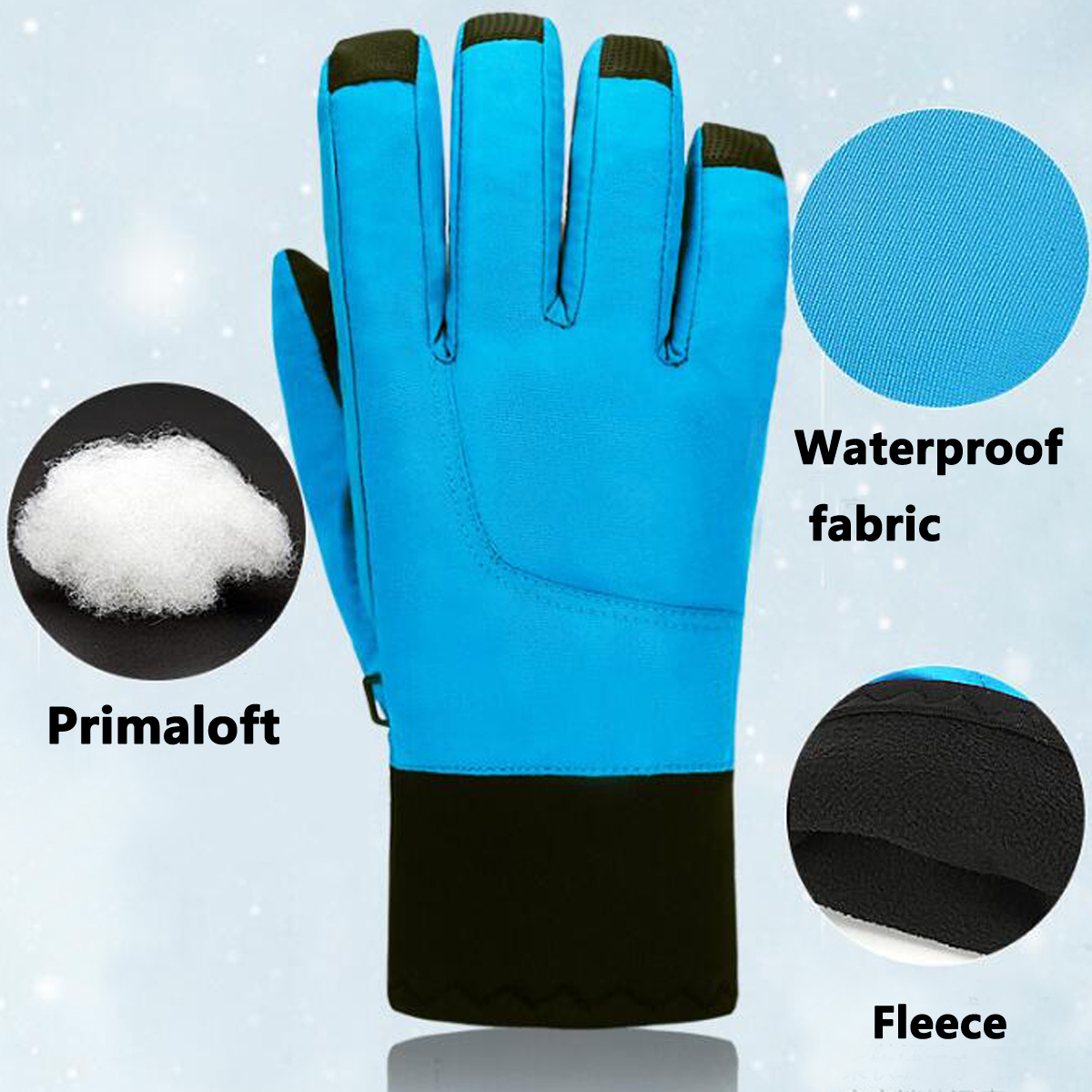 Motorcycle-Touch-Screen-Gloves-L-size-Winter-Warm-Windproof-Waterproof-Anti-slip-Thermal-Nylon-1359674