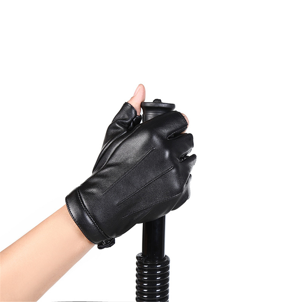 PU-Motorcycle-Half-Finger-Gloves-Thicken-Warm-Winter-Outdoor-Hunting-Fleece-Leather-1412804