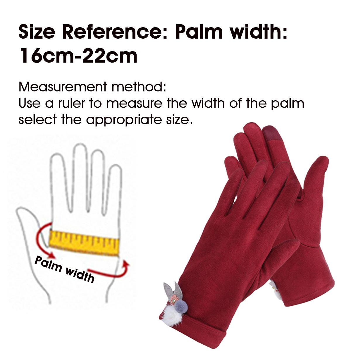 Pair-Warm-Female-Women-Winter-Gloves-Touch-Screen-Outdoor-Windproof-Motorcycle-Full-Finger-1631880