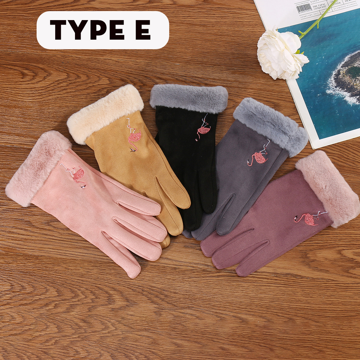 Pair-Warm-Female-Women-Winter-Gloves-Touch-Screen-Outdoor-Windproof-Motorcycle-Full-Finger-1631880