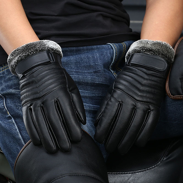 Thickened-Tough-Screenn-PU-Gloves-Riding-Racing-Skiing-Fishing-Motorcycle-Mountain-Bike-Black-1122089