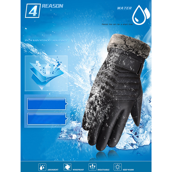 Thickened-Tough-Screenn-PU-Gloves-Riding-Racing-Skiing-Fishing-Motorcycle-Mountain-Bike-Black-1122089