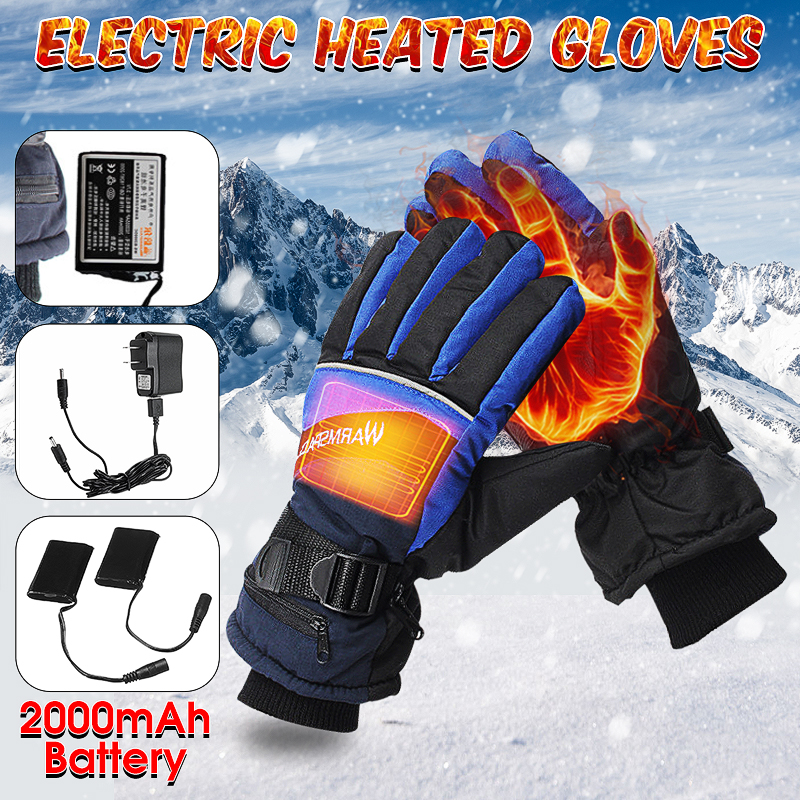 WARMSPACE-37V-2000mAh-Electric-Heated-Motorcycle-Gloves-Winter-Warmer-Rechargeable-Battery-1399576