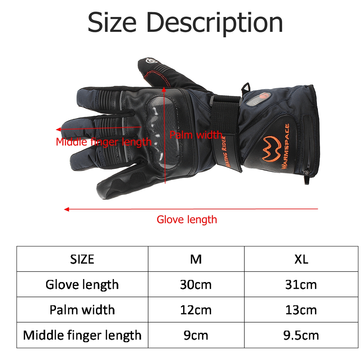 WARMSPACE-5600mah-Rechargeable-Electric-Gloves-Heated-Li-Battery-For-Motorcycle-Riding-Snowboarding--1243794