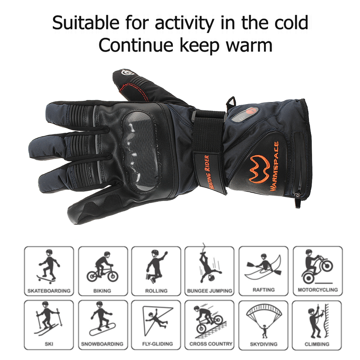 WARMSPACE-5600mah-Rechargeable-Electric-Gloves-Heated-Li-Battery-For-Motorcycle-Riding-Snowboarding--1243794