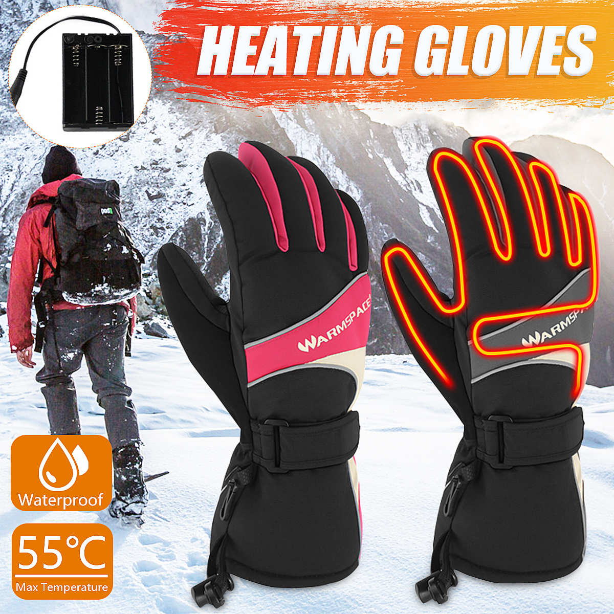 WARMSPACE-Waterproof-Electric-Heating-Gloves-Winter-Heated-Hand-Warmer-Non-slip-Motorcycle-Camping-H-1614387