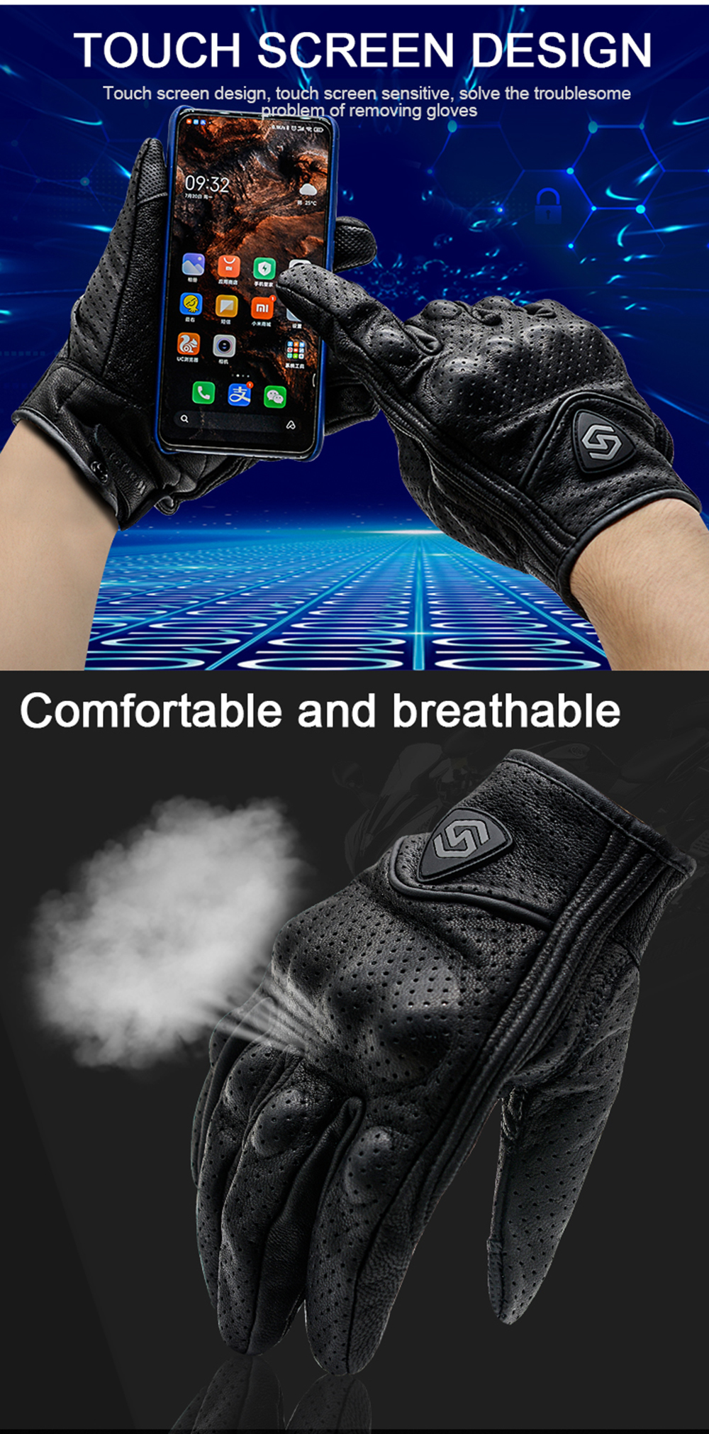 WUPP-Motorcycle-Riding-Full-Finger-Gloves-Leather-Touch-Screen-Off-Road-Racing-Outdoor-Sport-With-Ho-1726818