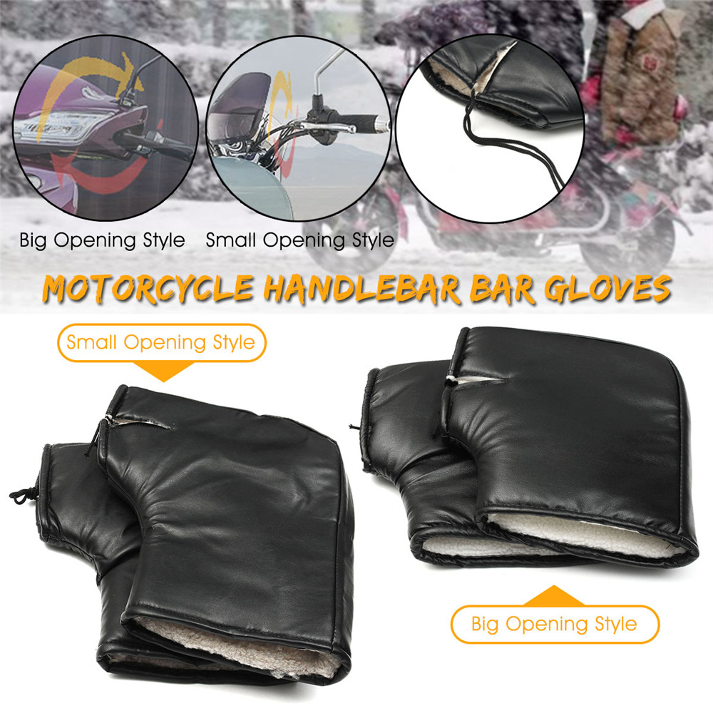 Warm-Motorcycle-Motorbike-Scooter-Handle-Bar-Grip-Muffs-Gloves-Winter-Protection-1392430