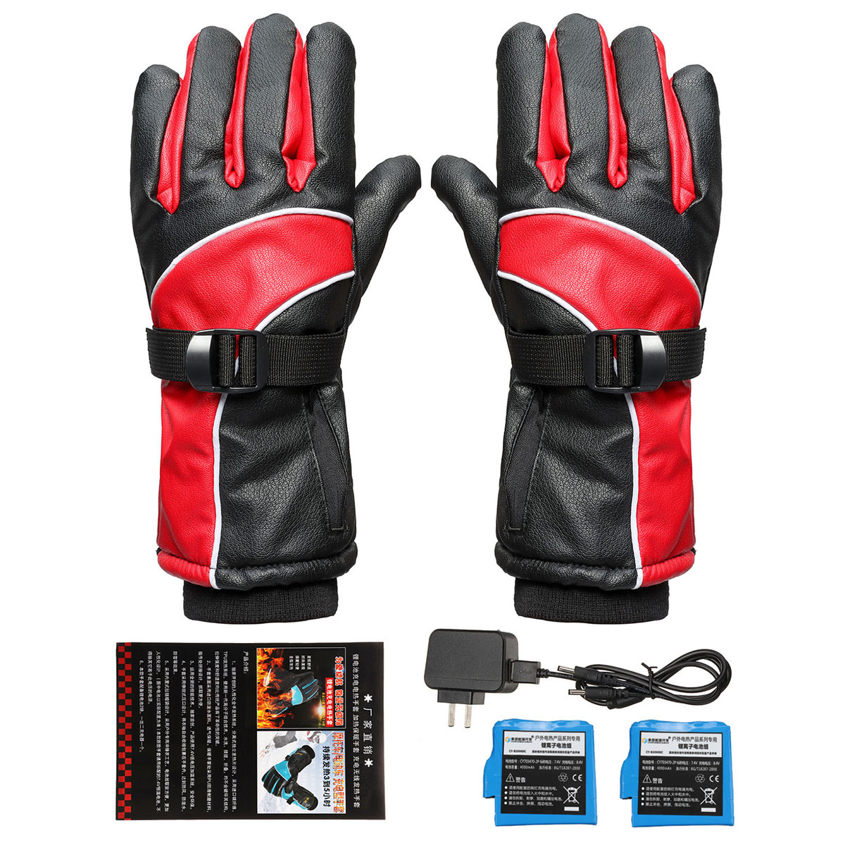 Waterproof-4000mah-Rechargable-Electric-Heated-Motorcycle-Gloves-With-Thicken-Velvet-1404268