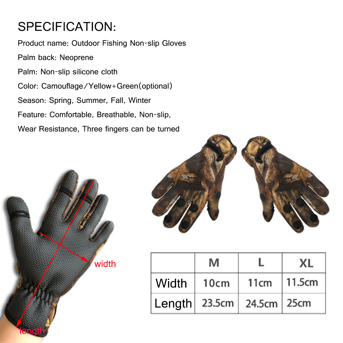 Waterproof-Neoprene-Camo-Gloves-Motorcycle-Racing-Folding-Fingers-Fishing-Shooting-Hunting-1421782