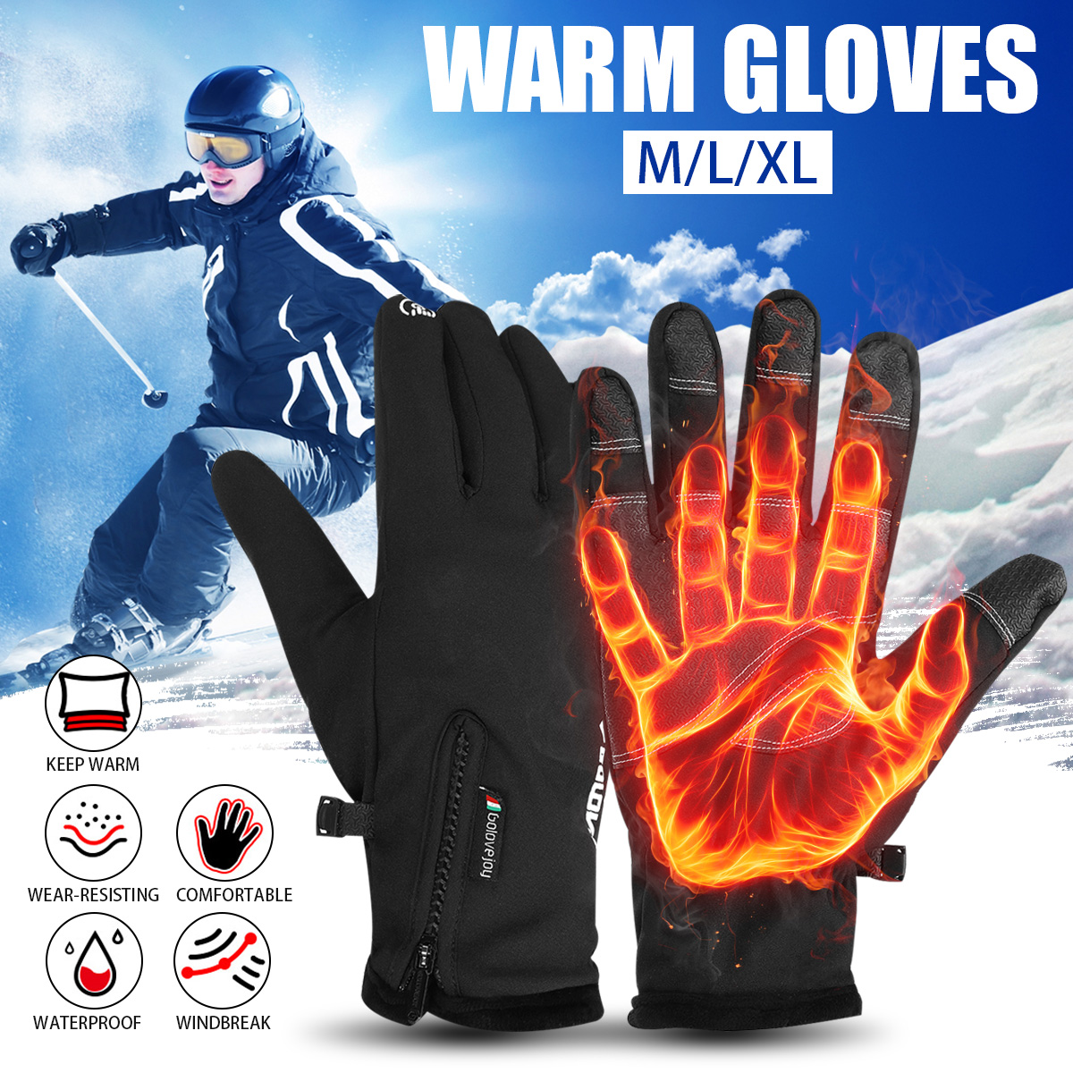 Windproof-Motorcycle-Touch-Screen-Gloves-Thermal-Warm-Anti-Slip-Breathable-Black-Zipper-1598163