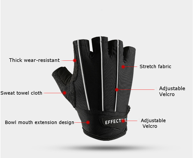 golovejoy-Motorcycle-Half-Finger-Gloves-Sport-Riding-Reflective-Protective-Outdoor-Anti-skid-1623030