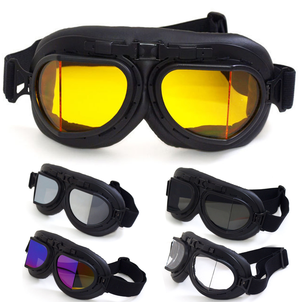 Angled-Retro-Vintage-Motorcycle-Helmet-Eyewear-Goggles-Riding-Glasses-Windproof-Waterproof-1453212