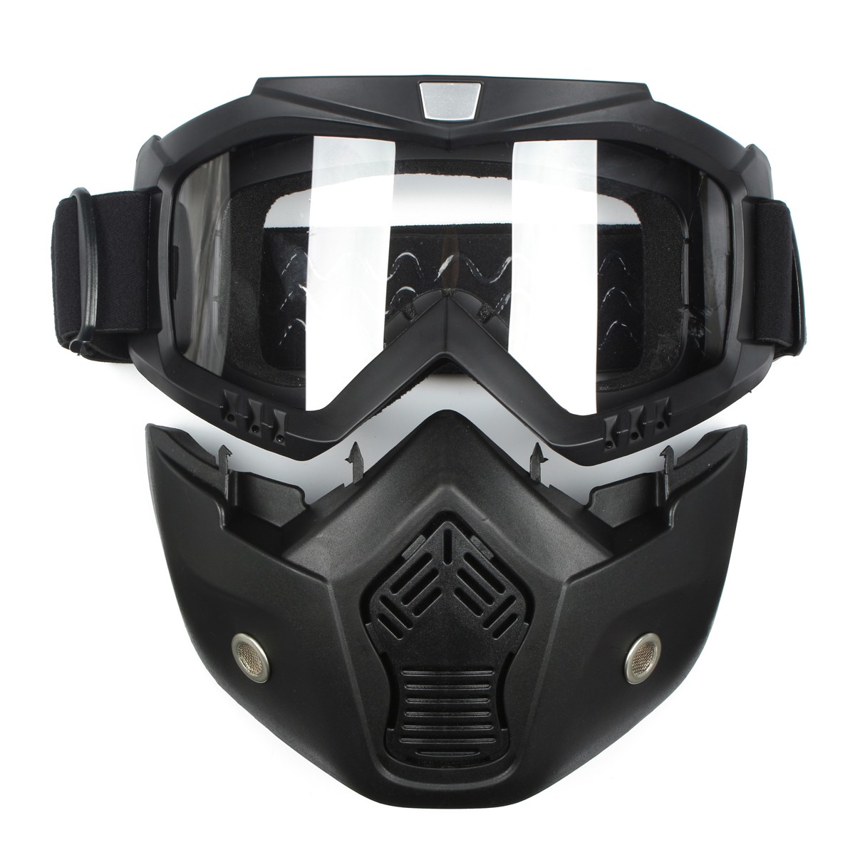 Detachable-Modular-Helmet-Face-Mask-Shield-Goggles-Clear-Lens-Motorcycle-Bike-1123235