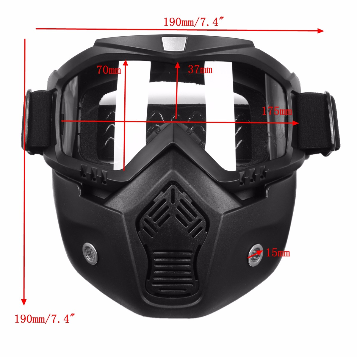 Detachable-Modular-Helmet-Face-Mask-Shield-Goggles-Clear-Lens-Motorcycle-Bike-1123235