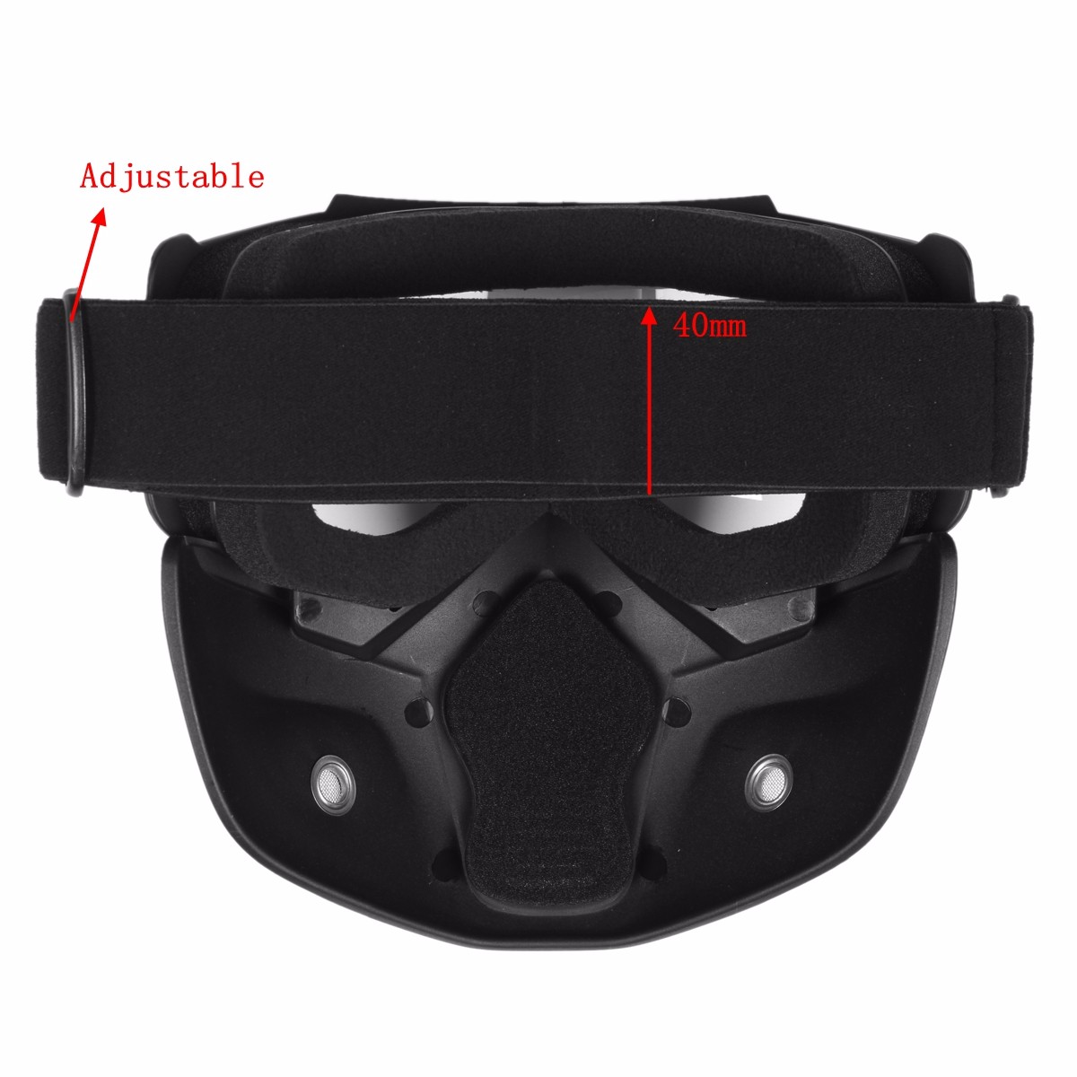 Detachable-Modular-Helmet-Face-Mask-Shield-Goggles-Clear-Lens-Motorcycle-Bike-1123235