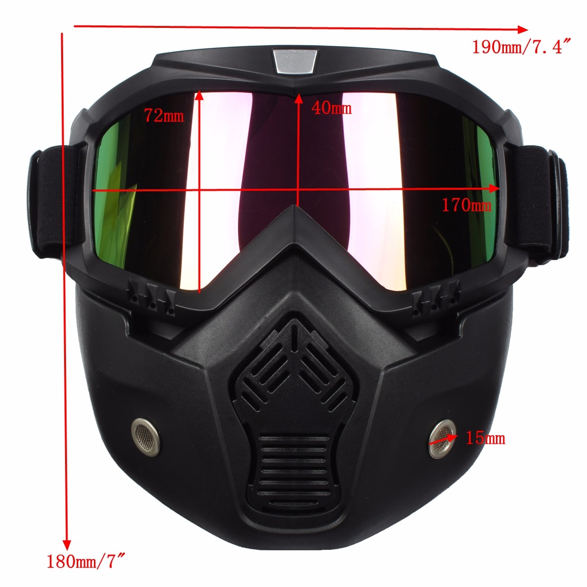 Detachable-Modular-Helmet-Face-Mask-Shield-Goggles-Colorful-Lens-Motorcycle-Bike-1123236