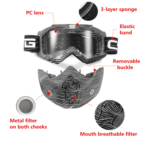 Detachable-Modular-Mask-Shield-Goggles-Full-Face-Protect-For-Motorcycle-Helmet-Silver-Clear-1179791