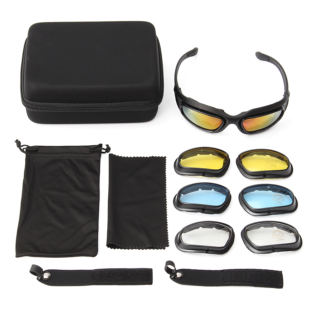 Men-Women-UV400-Sunglasses-Motorcycle-Driving-Glasses-Goggles-Sports-Riding-With-4-Lens-1150315