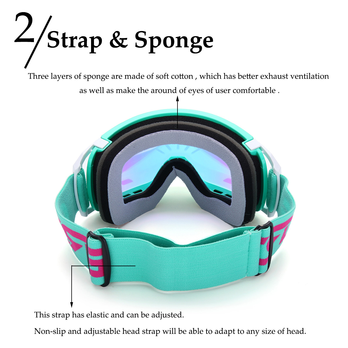 Motorcycle-Anti-Fog-Dumb-Goggles-Snowmobike-SKI-Lens-Spherical-green-Frame-1254107