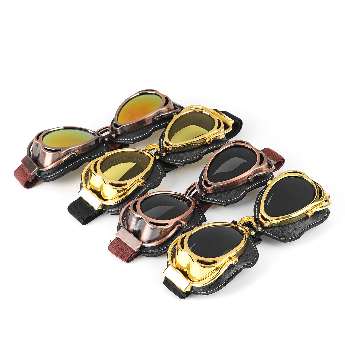 Motorcycle-Goggle-Sunglasses-Scooter-Aviateur-Vintage-Glasses-Motocross--ATV-1693883