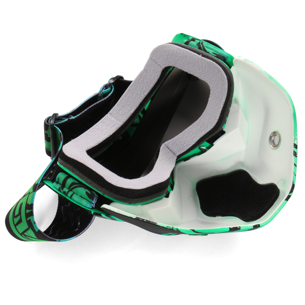 Motorcycle-Helmet-Detachable-Modular-Mask-Shield-Goggles-Full-Face-Protect-ClearLight-Green-Lens-1179789