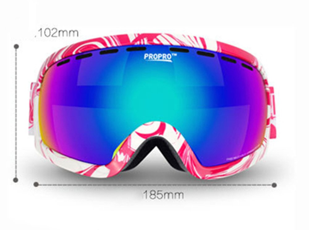 PROPRO-Anti-UV-Double-layer-Dust-Snow-Glasses-Goggles-For-Motorcycle-Motocross-Ski-Racing-Scooter-1785362
