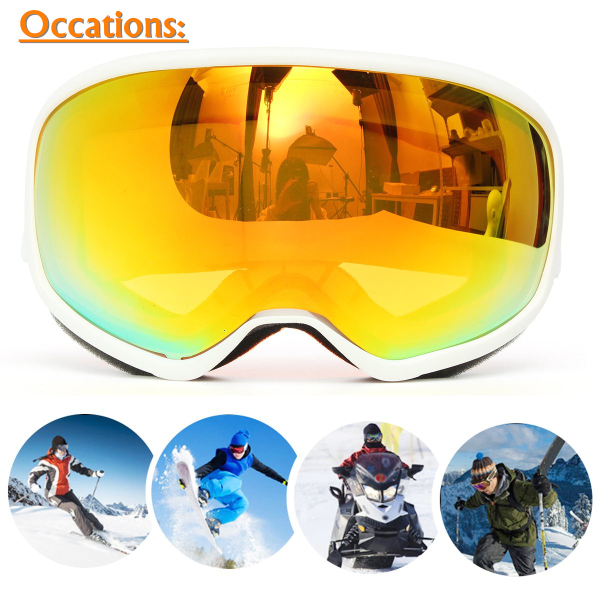 REVO-Red-Goggles-Double-Lens-For-Motorcycle-Cycling-Skiing-Snowmobile-White-Frame-1244838