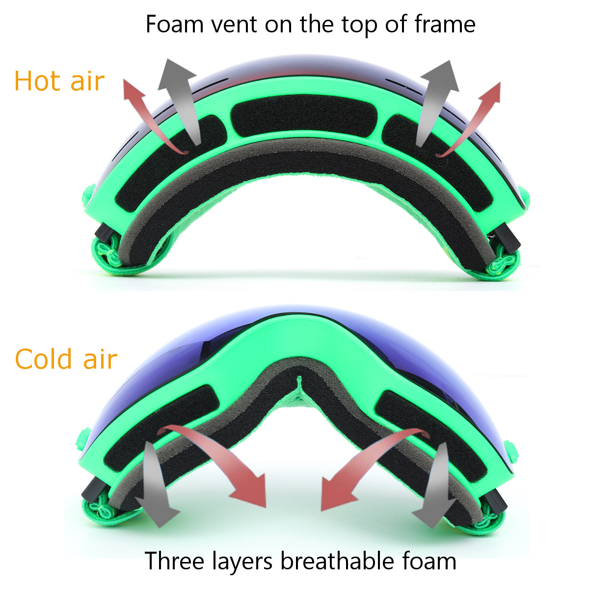 Snowboard-Ski-Goggles-Two-Layers-Lens-Motorcycle-UV-Protection-Anti-fog-Green-1235921