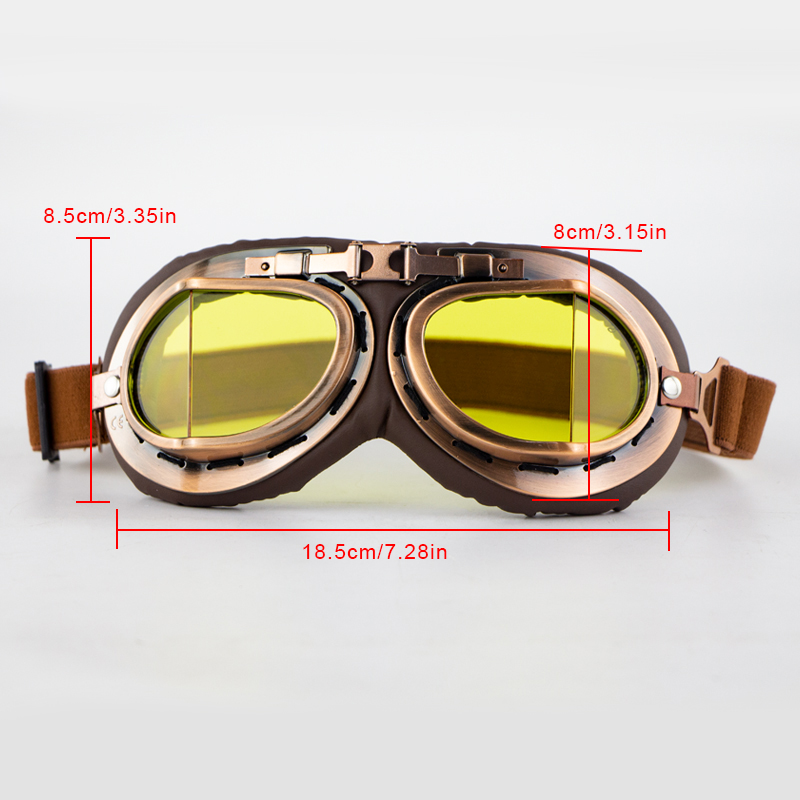 Vintage-Motorcycle-Helmet-Eyewear-Goggles-Riding-Glasses-ATV-Dirt-Bike-1579486