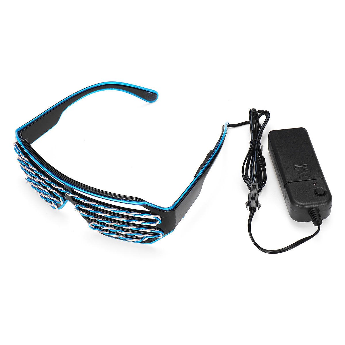 Voice-Control-LED-Dual-Color-Glow-EL-Glasses-Shade-Light-Up-Flashing-Blink-Sunglasses-Party-1569320