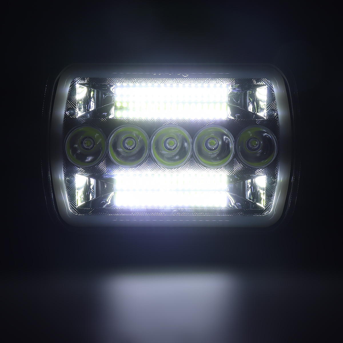 120W-5x7-7x6-LED-Headlight-Hi-Lo-Beam-Halo-DRL-Warning-For-Jeep-Cherokee-XJ-YJ-1718504