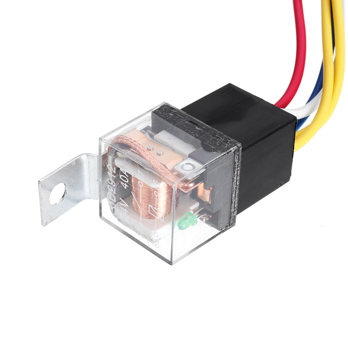 1224V-100CM-Horn-Wiring-Harness-Relay-Kit-Double-Speaker-Harness-For-Car-Truck-1435399