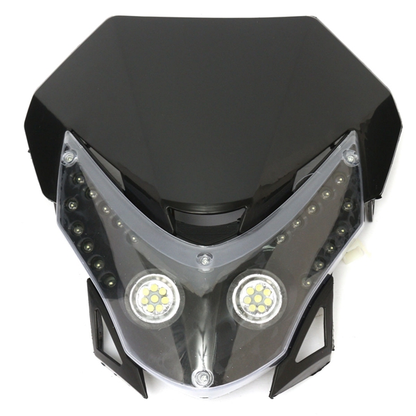 12V-10W-White-LED-Light-Headlight-Fairing-ABS-Plastic-For-Most-Dirt-Bike-Motorcycle-1050250