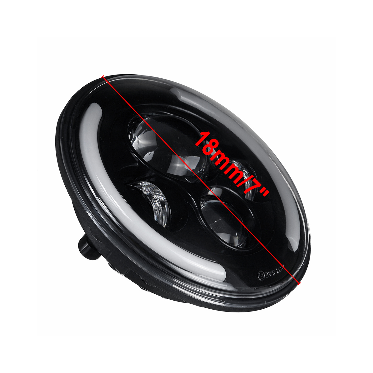 12V-7-Inch-60W-H4-H13-Motorcycle-LED-Headlights-Hi-Lo-Beam-DRL-Daytime-Running-Light-6500K-For-Harle-1631884