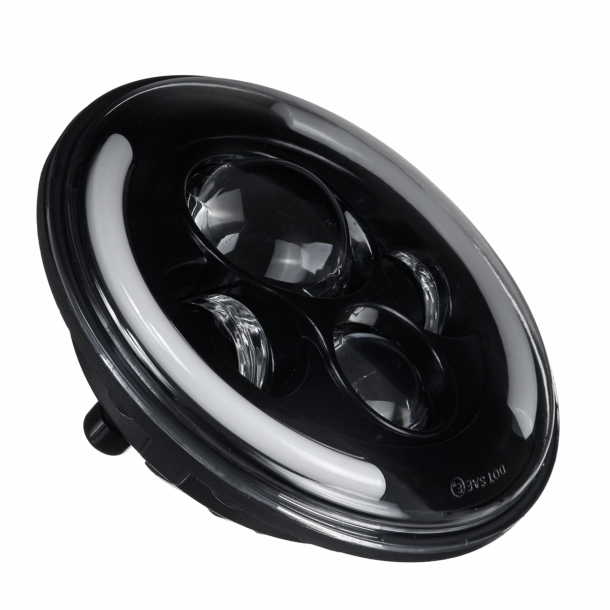 12V-7-Inch-60W-H4-H13-Motorcycle-LED-Headlights-Hi-Lo-Beam-DRL-Daytime-Running-Light-6500K-For-Harle-1631884