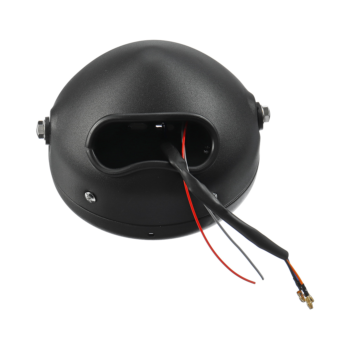 12V-7-inch-LED-Motor-Round-Angel-Eye-Headlights-Sealed-Metal-Lights-White-1568390