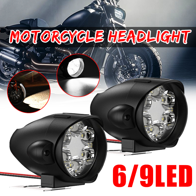 12V-80V-6-LED-Front-Headlights-Strong-Brightness-Shark-Shape-Motorcycle-Far-Illumination-1562830