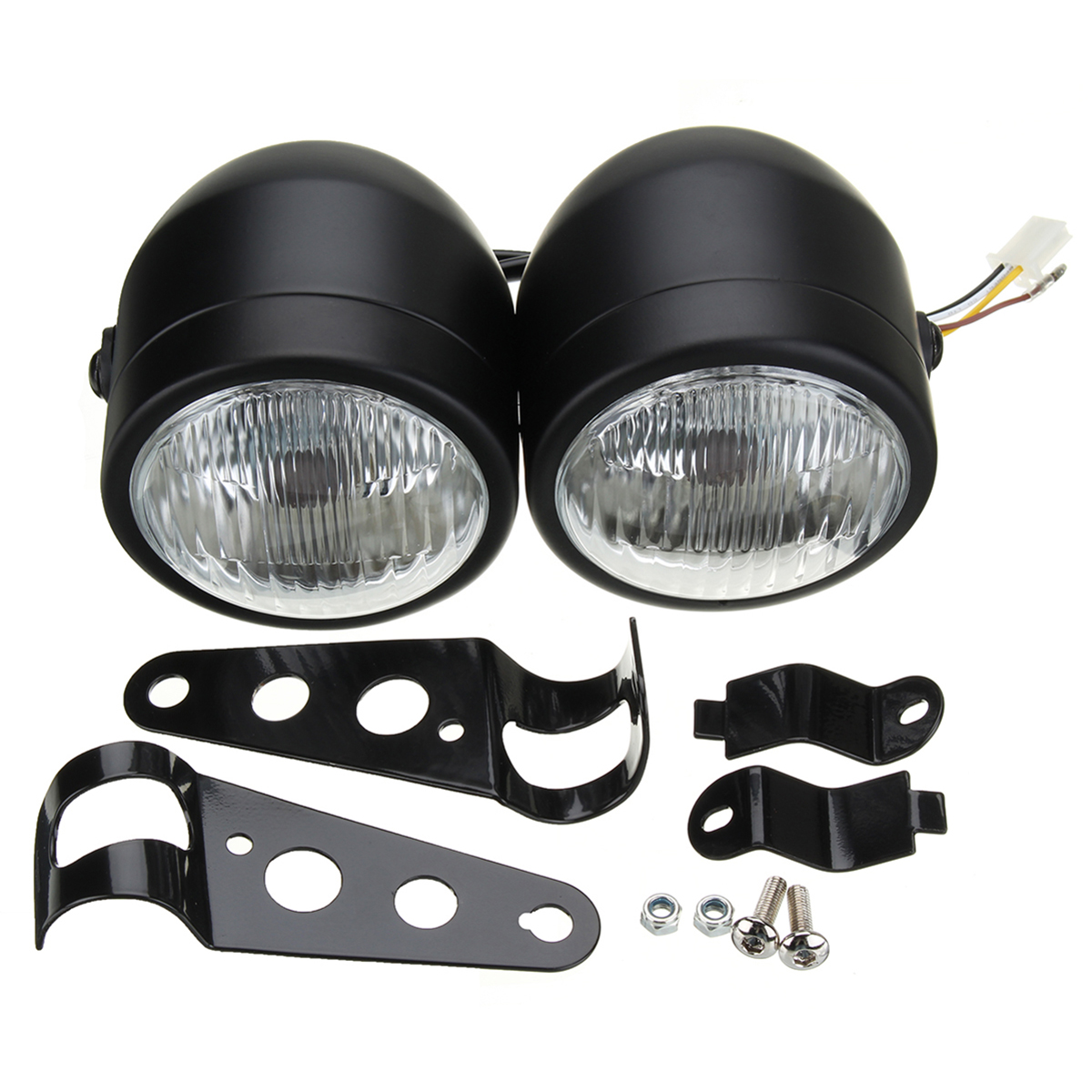 12V-H4-35W-Dual-Twin-Motorcycle-Headlight-Dominator-Tracker-Streetfighter-HeadlampBracket-1267039