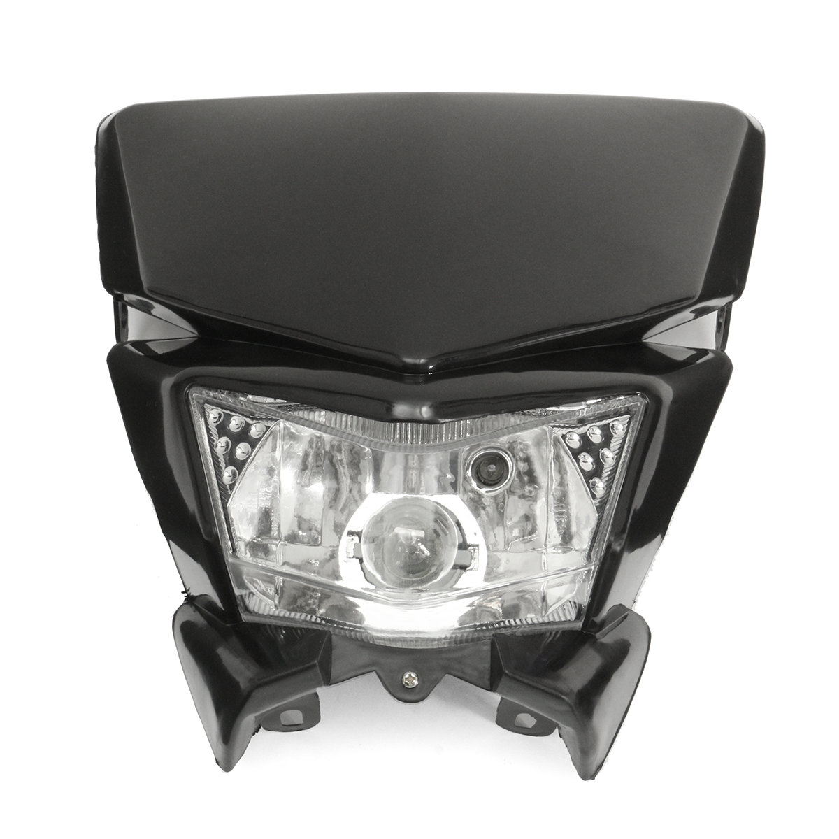 12V-Motorcycle-Fairing-Headlight-Lamp-HiLo-Beam-Street-Fighter-Dirt-Bike-Universal-1172295