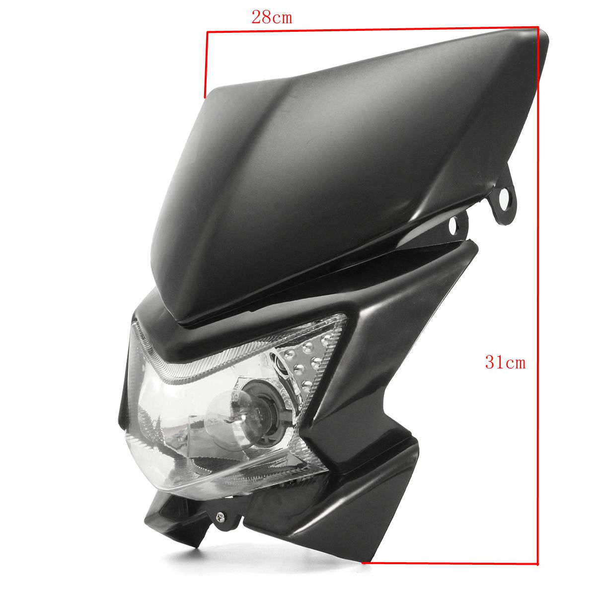 12V-Motorcycle-Fairing-Headlight-Lamp-HiLo-Beam-Street-Fighter-Dirt-Bike-Universal-1172295