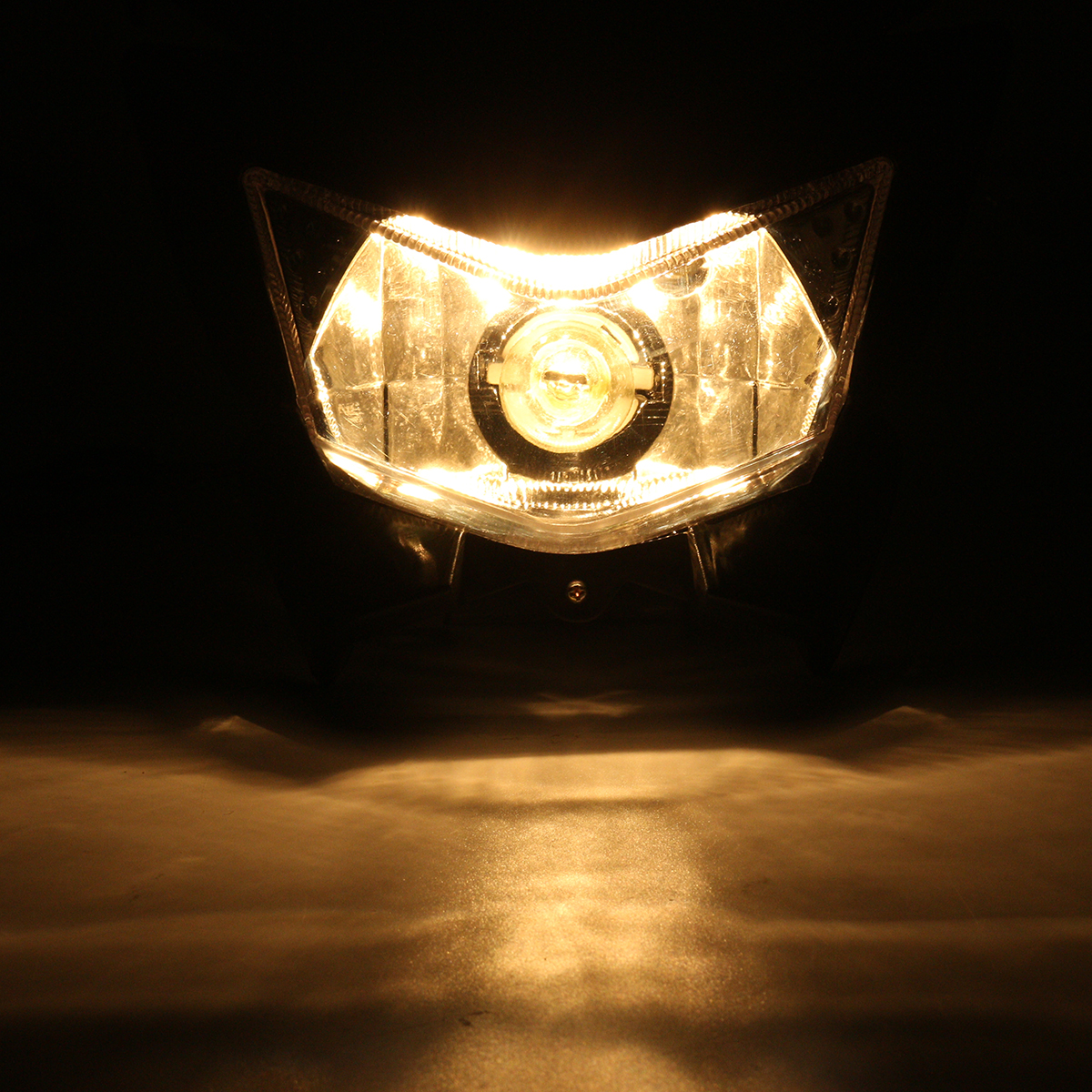 12V-Motorcycle-Fairing-Headlight-Lamp-HiLo-Beam-Street-Fighter-Dirt-Bike-Universal-1172295