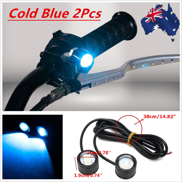 12V-Motorcycle-Handlebar-LED-Headlights-Running-Spotlight-BlueGreenWhite-1279313