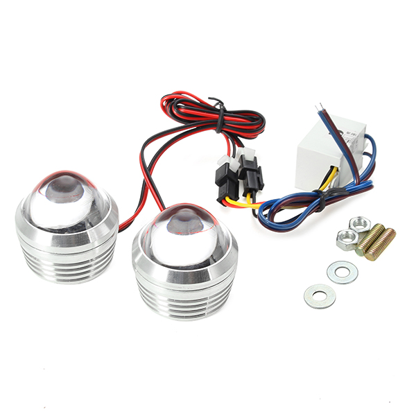 12V-Motorcycle-LED-Lens-Headlights-Cold-Light-Fog-Lamp-Universal-946954