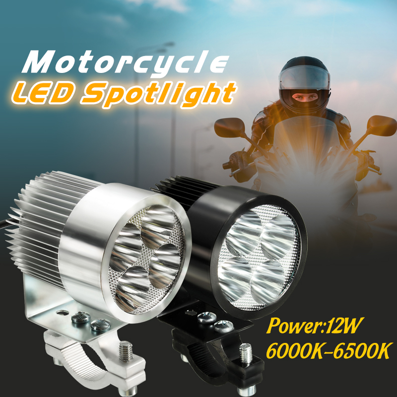 12W-6000K-LED-Daylight-Headlamp-Spot-Lightt-For-Motorcycle-Scooter-Car-Truck-Van-1016229