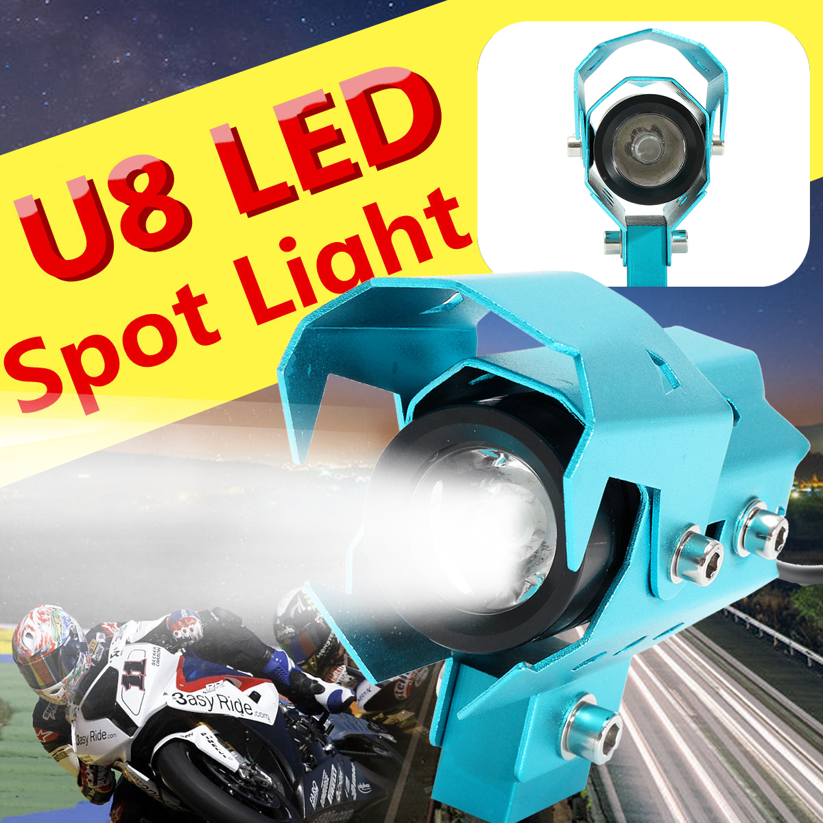 1500Lm-U8-Motorcycle-Bike-LED-Spot-Fog-HiLow-Beam-Driving-Light-Lamp-Headlight-1124589